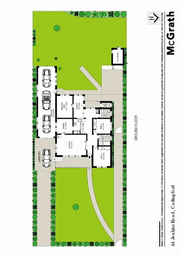 Floorplan of Homely house listing, 44 Jenkins Road, Carlingford NSW 2118