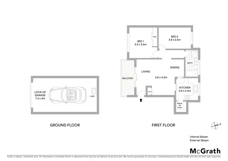 Floorplan of Homely apartment listing, 2/10 Thomas Street, Corrimal NSW 2518