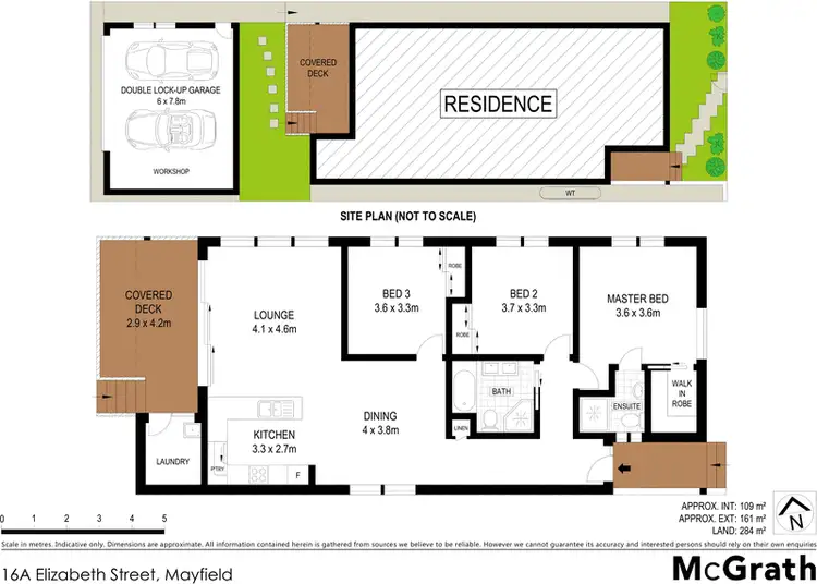 Floorplan of Homely house listing, 16A Elizabeth Street, Mayfield NSW 2304