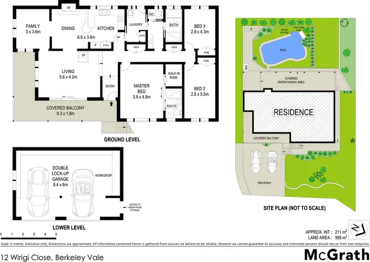 Floorplan of Homely house listing, 12 Wirigi Street, Berkeley Vale NSW 2261