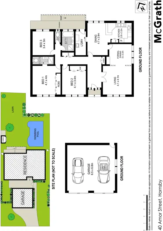 Floorplan of Homely house listing, 40 Amor Street, Hornsby NSW 2077
