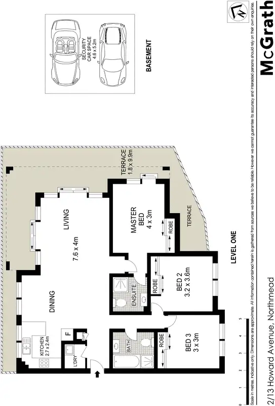 Floorplan of Homely apartment listing, 2/13 Howard Avenue, Northmead NSW 2152
