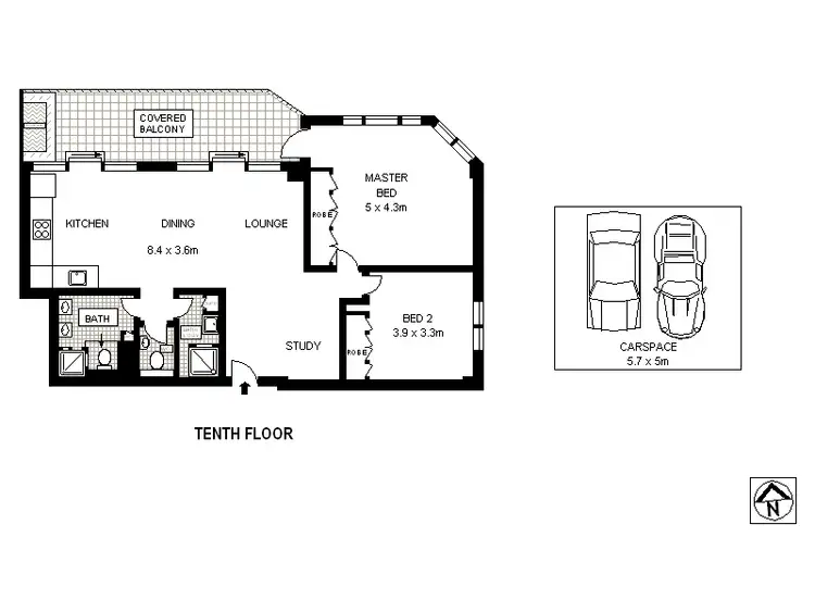 Floorplan of Homely apartment listing, 39/204 Victoria Street, Potts Point NSW 2011