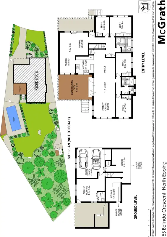 Floorplan of Homely house listing, 55 Belinda Crescent, North Epping NSW 2121