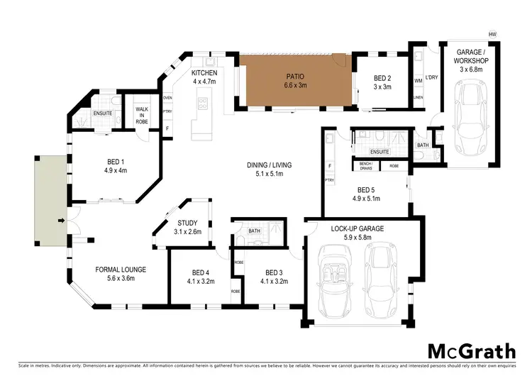 Floorplan of Homely house listing, 5 Glencoe Court, Annandale QLD 4814