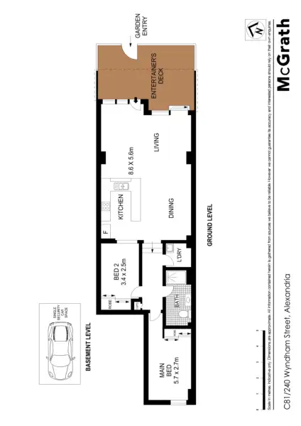 Floorplan of Homely apartment listing, C81/240 Wyndham Street, Alexandria NSW 2015