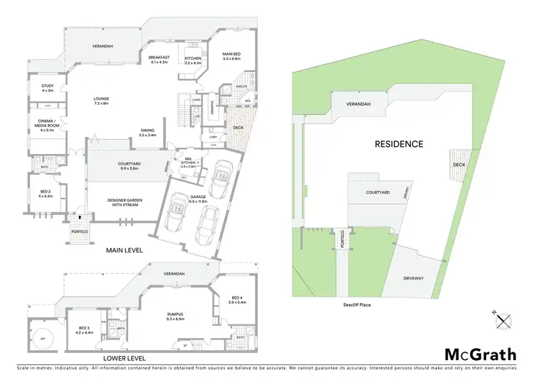 Floorplan of Homely house listing, "Vantage Point", 7 Seacliff Place, Caves Beach NSW 2281