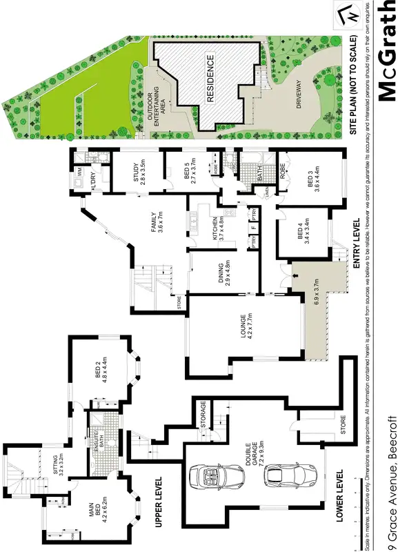 Floorplan of Homely house listing, 9 Grace Avenue, Beecroft NSW 2119