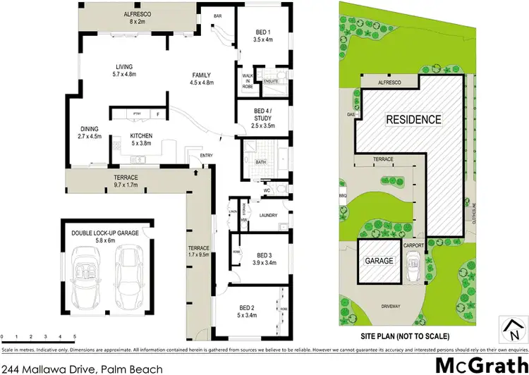 Floorplan of Homely house listing, 244 Mallawa Drive, Palm Beach QLD 4221