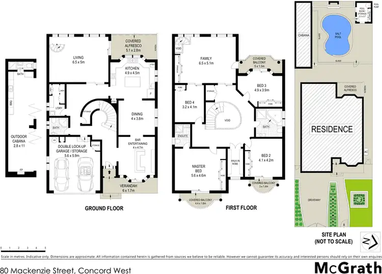 Floorplan of Homely house listing, 80 Mackenzie Street, Concord West NSW 2138