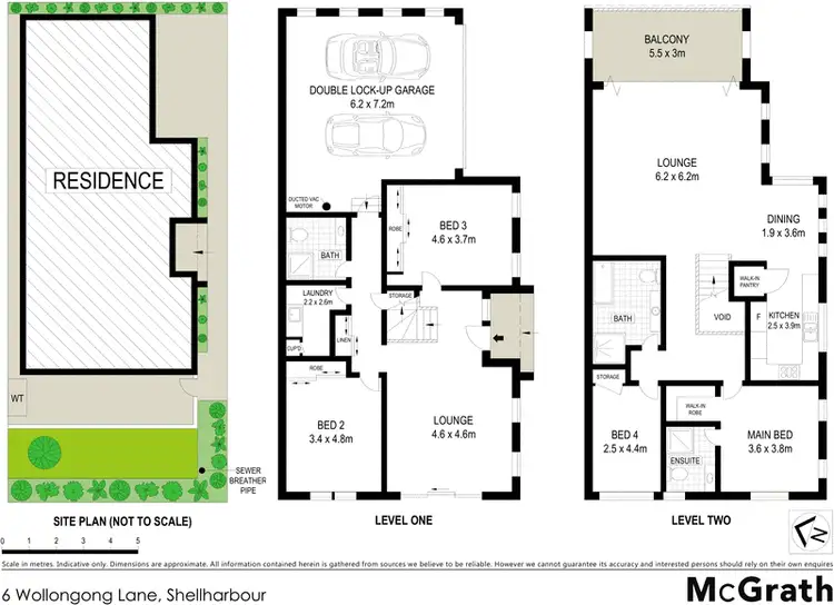 Floorplan of Homely house listing, 6 Wollongong Lane, Shellharbour NSW 2529