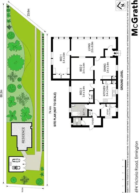 Floorplan of Homely house listing, 694 Victoria Road, Ermington NSW 2115