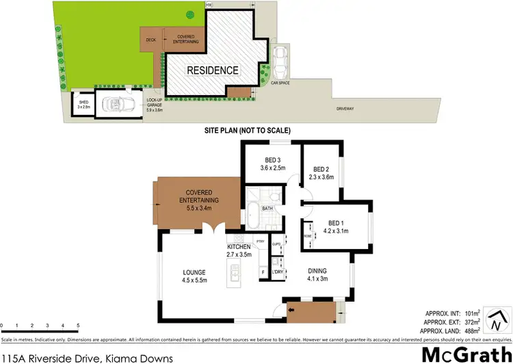 Floorplan of Homely house listing, 115A Riverside Drive, Kiama Downs NSW 2533