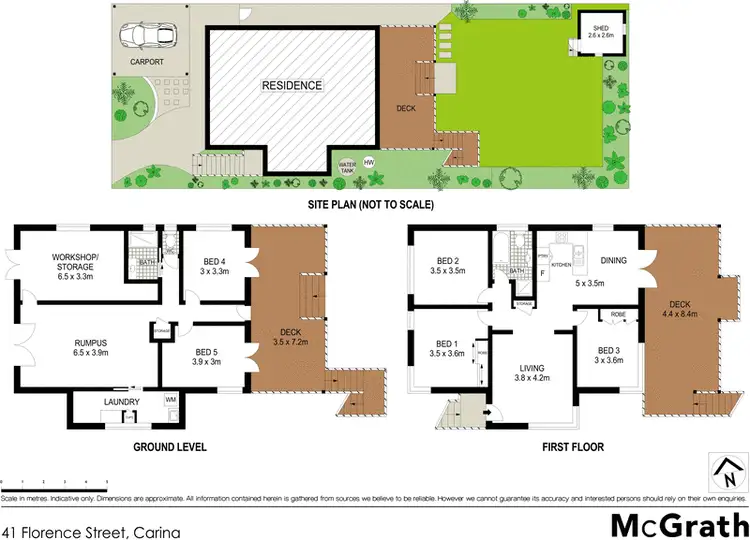 Floorplan of Homely house listing, 41 Florence Street, Carina QLD 4152