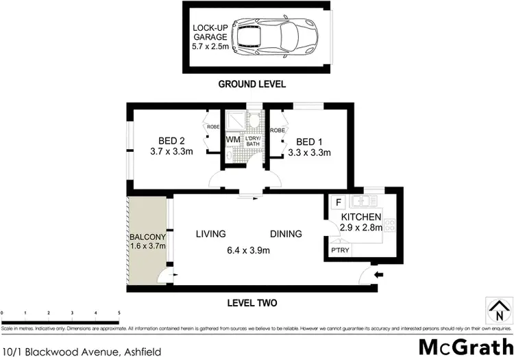 Floorplan of Homely apartment listing, 10/1 Blackwood Avenue, Ashfield NSW 2131
