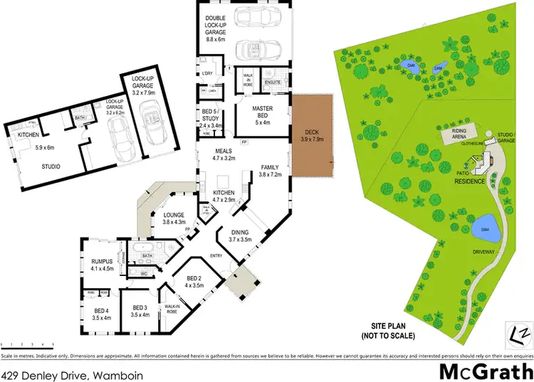 Floorplan of Homely rural property listing, 429 Denley Drive, Wamboin NSW 2620