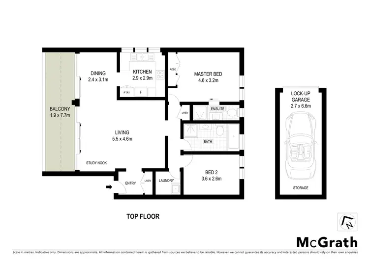 Floorplan of Homely apartment listing, 20/52 Helen Street, Lane Cove NSW 2066