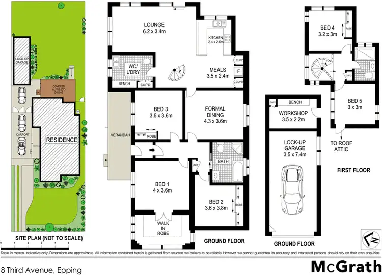 Floorplan of Homely house listing, 8 Third Avenue, Epping NSW 2121