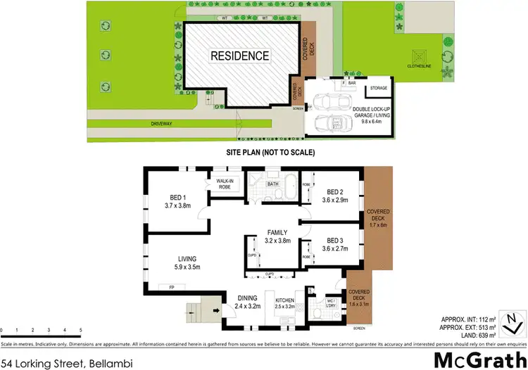 Floorplan of Homely house listing, 54 Lorking Street, Bellambi NSW 2518