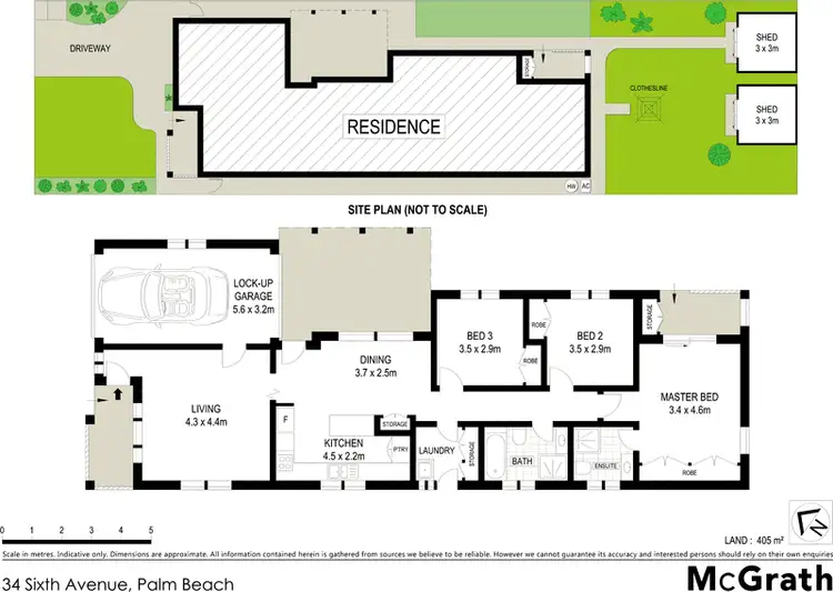 Floorplan of Homely house listing, 34 Sixth Avenue, Palm Beach QLD 4221