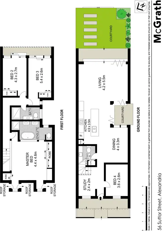 Floorplan of Homely house listing, 56 Suttor Street, Alexandria NSW 2015