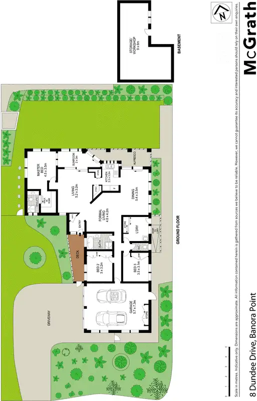 Floorplan of Homely house listing, 8 Dundee Drive, Banora Point NSW 2486