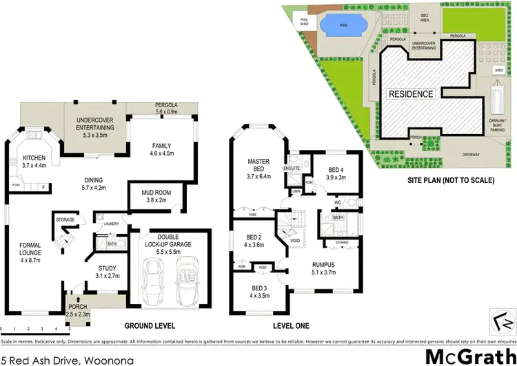 Floorplan of Homely house listing, 5 Red Ash Drive, Woonona NSW 2517