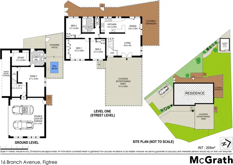 Floorplan of Homely house listing, 16 Branch Avenue, Figtree NSW 2525