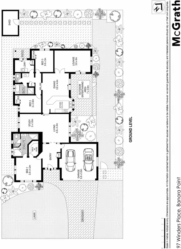 Floorplan of Homely house listing, 97 Winders Place, Banora Point NSW 2486