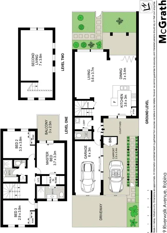 Floorplan of Homely house listing, 9 Riverwalk Avenue, Robina QLD 4226
