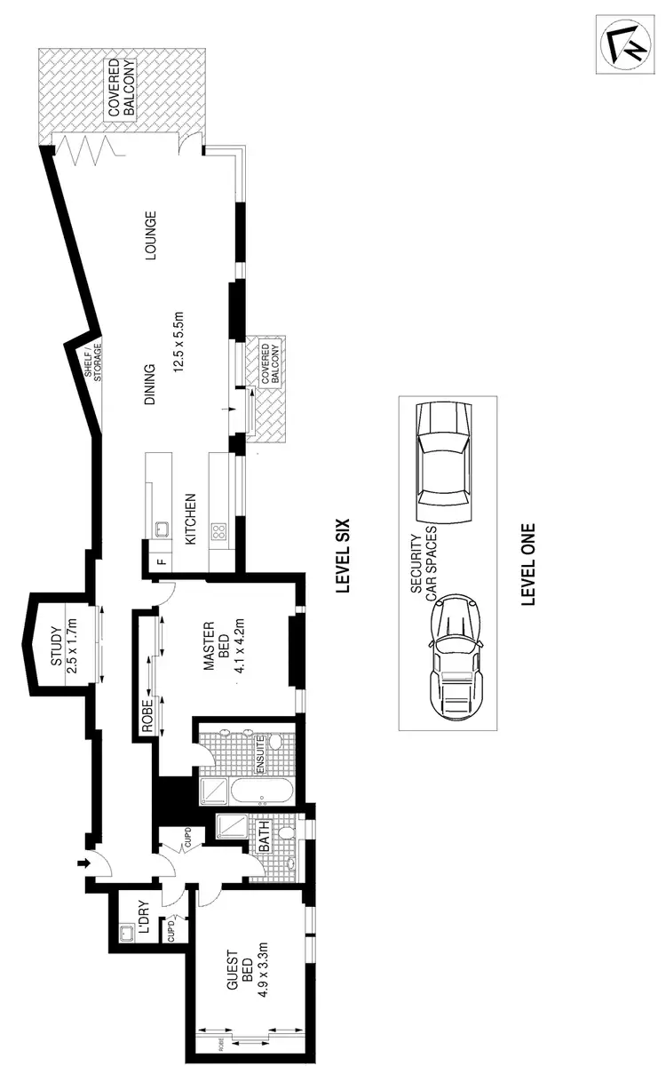 Floorplan of Homely apartment listing, 405/22 Point Street, Pyrmont NSW 2009