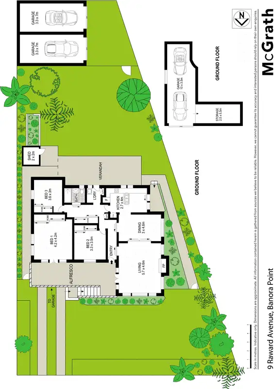 Floorplan of Homely house listing, 9 Raward Avenue, Banora Point NSW 2486