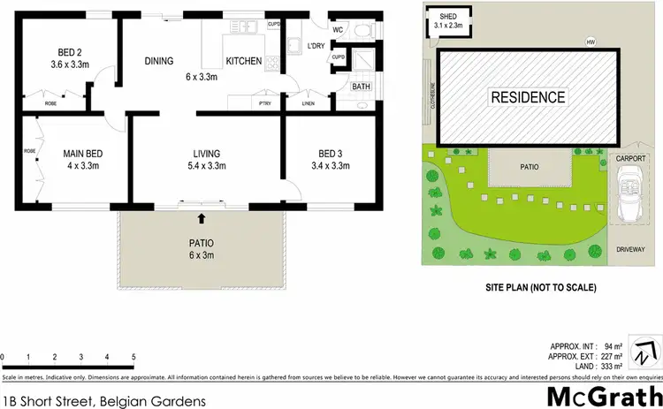 Floorplan of Homely house listing, 1B Short Street, Belgian Gardens QLD 4810