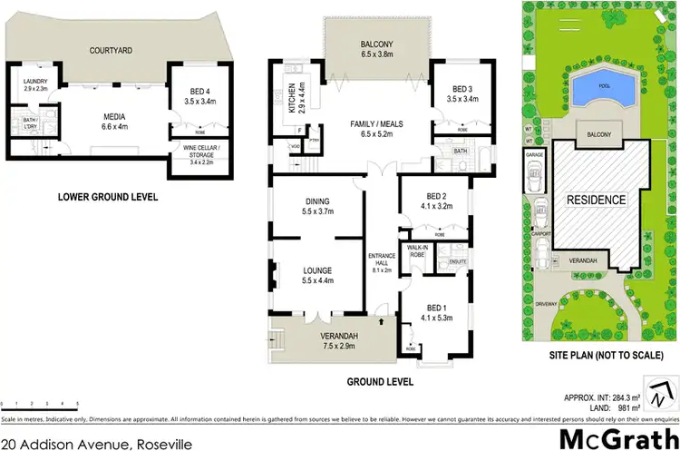 Floorplan of Homely house listing, 20 Addison Avenue, Roseville NSW 2069