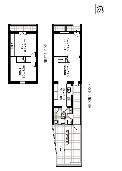 Floorplan of Homely house listing, 9 John Street, Waterloo NSW 2017