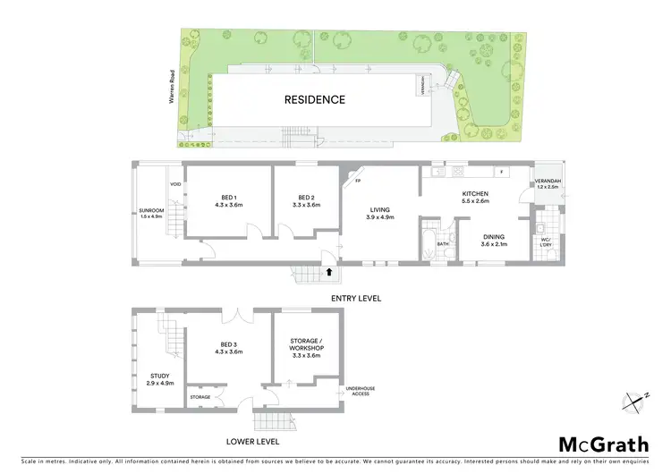 Floorplan of Homely house listing, 131 Warren Road, Marrickville NSW 2204