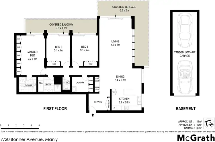Floorplan of Homely apartment listing, 7/20 Bonner Avenue, Manly NSW 2095