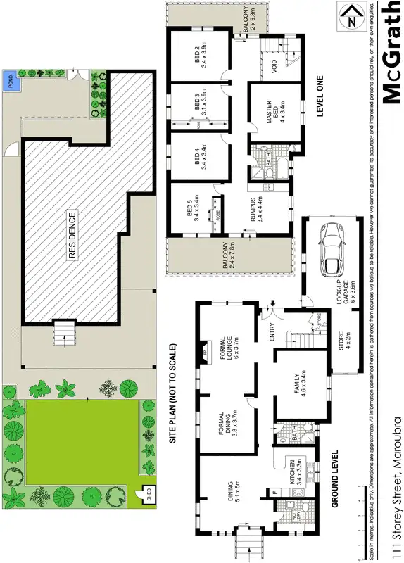 Floorplan of Homely house listing, 111 Storey Street, Maroubra NSW 2035