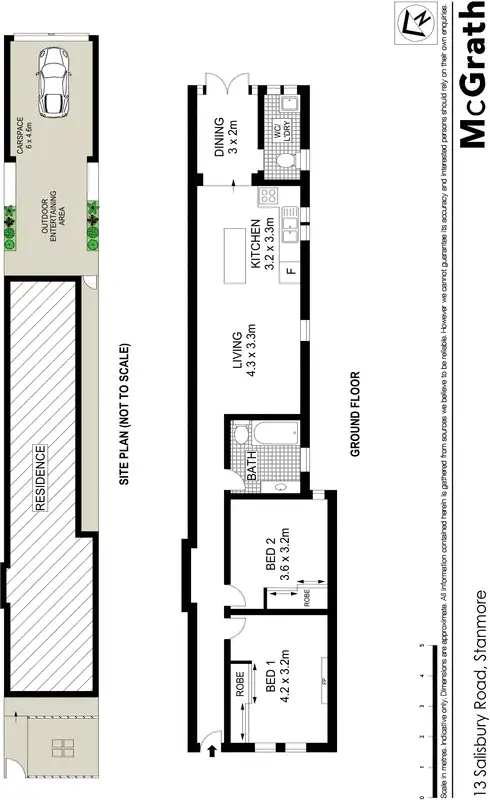 Floorplan of Homely house listing, 13 Salisbury Road, Stanmore NSW 2048