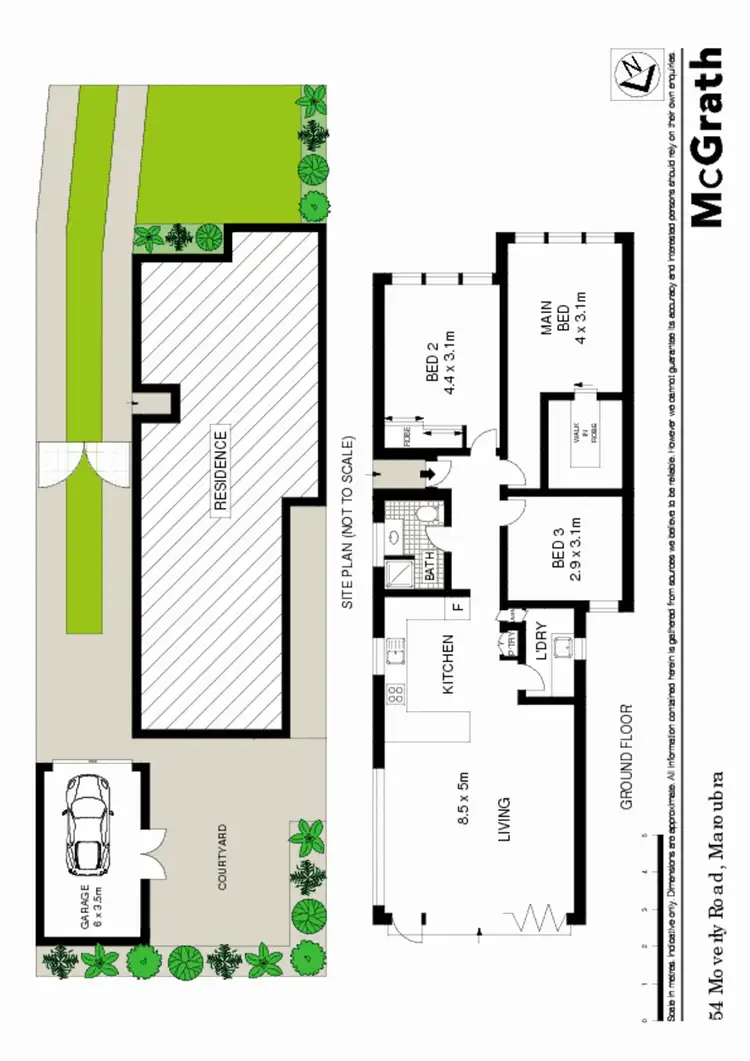 Floorplan of Homely house listing, 54 Moverly Road, Maroubra NSW 2035