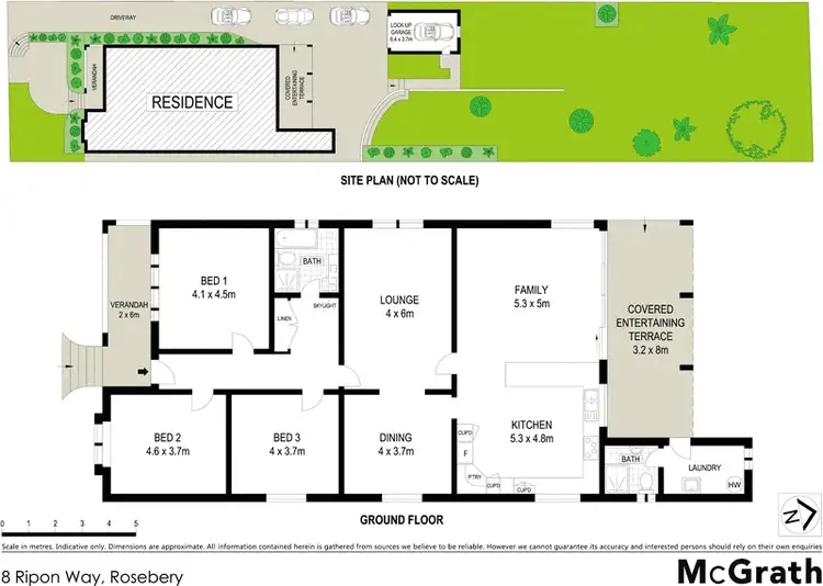 Floorplan of Homely house listing, 8 Ripon Way, Rosebery NSW 2018