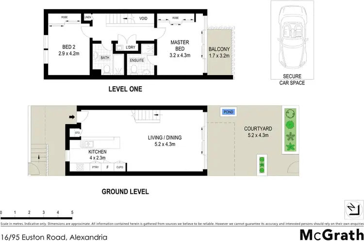 Floorplan of Homely townhouse listing, 16/95 Euston Road, Alexandria NSW 2015