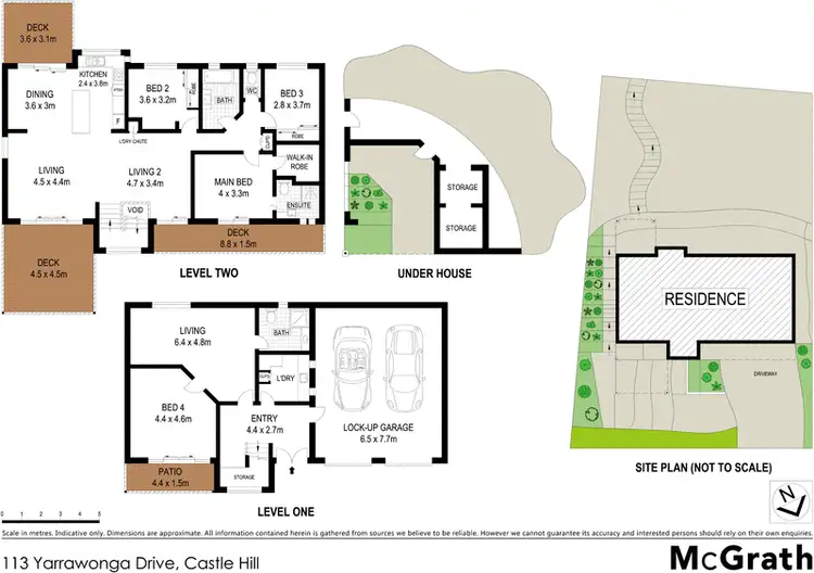 Floorplan of Homely house listing, 113 Yarrawonga Drive, Castle Hill QLD 4810