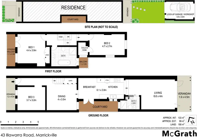 Floorplan of Homely house listing, 43 Illawarra Road, Marrickville NSW 2204