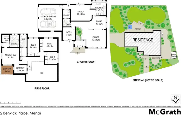 Floorplan of Homely house listing, 2 Berwick Place, Menai NSW 2234