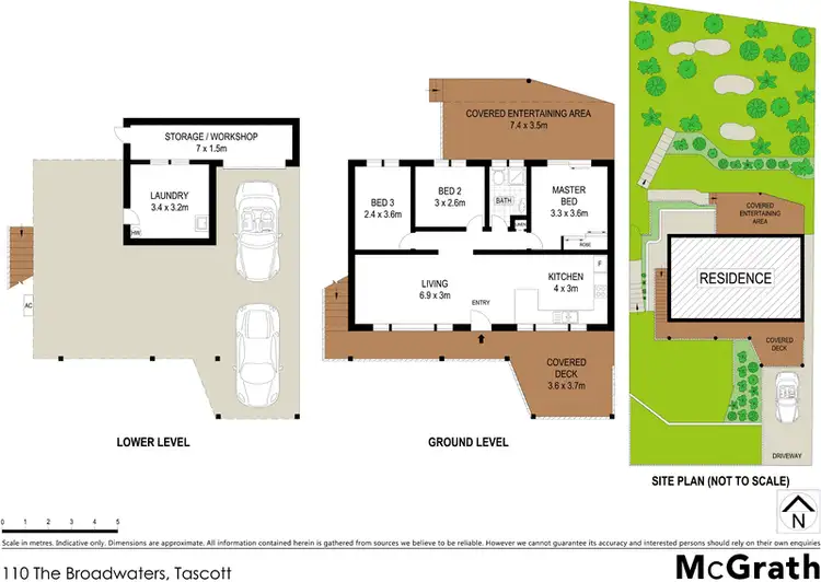 Floorplan of Homely house listing, 110 The Broadwaters, Tascott NSW 2250
