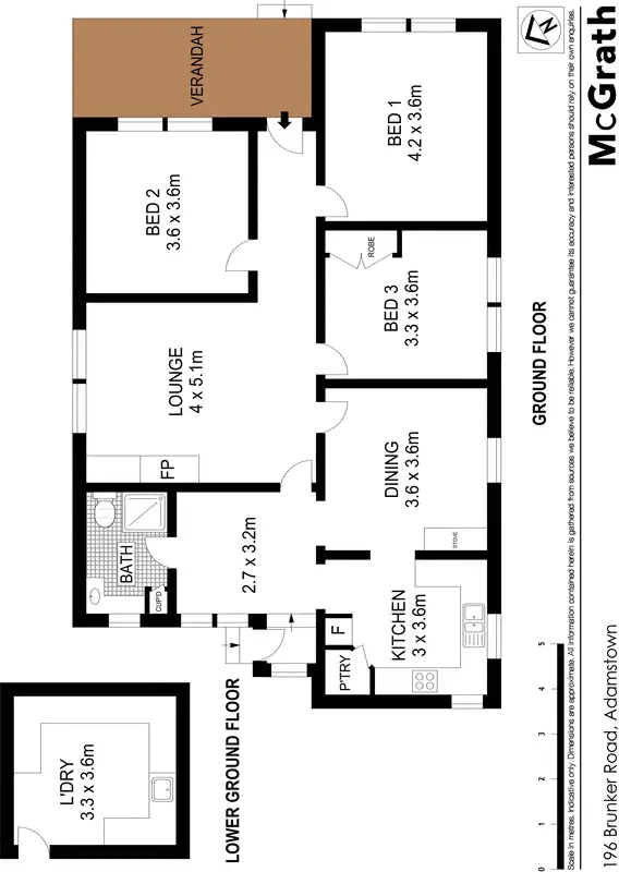 Floorplan of Homely house listing, 196 Brunker Road, Adamstown NSW 2289