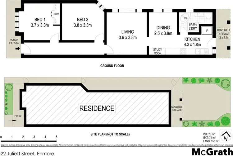 Floorplan of Homely house listing, 22 Juliett Street, Enmore NSW 2042