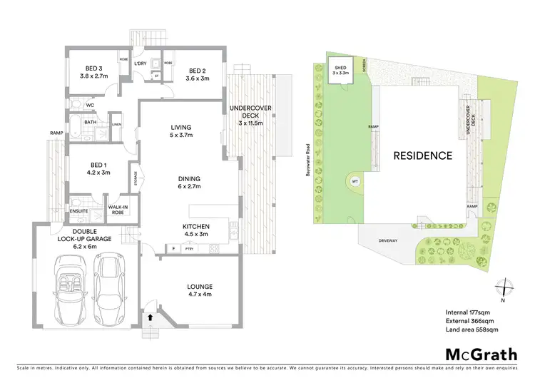 Floorplan of Homely unit listing, 1/300 Bayswater Road, Bayswater North VIC 3153