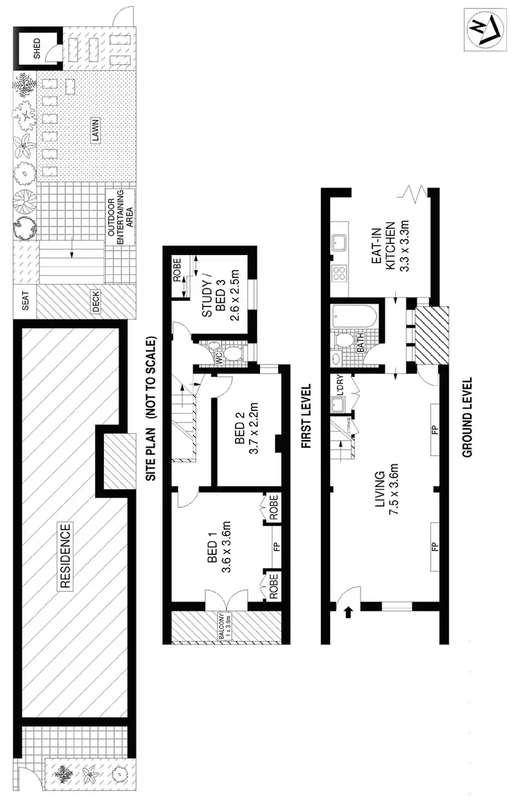 Floorplan of Homely house listing, 50 Baltic Street, Newtown NSW 2042